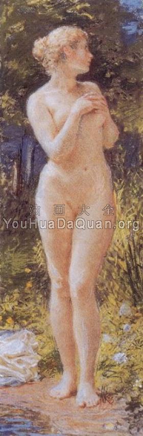 A Bathing Place - 阿尔伯特·约瑟夫·摩尔